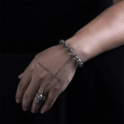 Men's Retro Multiple Skull Bracelet