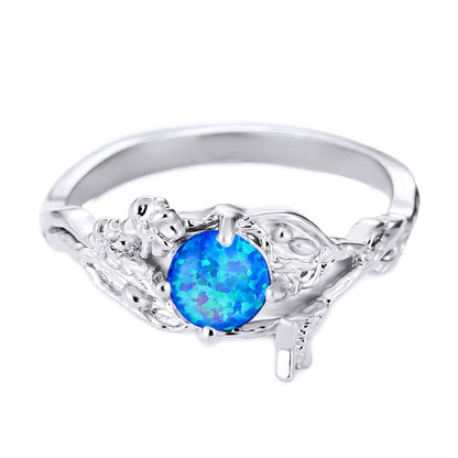 Women's Deer Head Opal ring