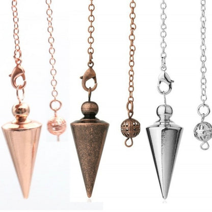 Copper conical gyroscope gravity spire spirit pendulum
