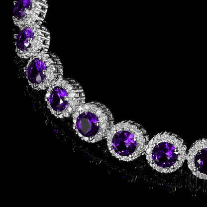 Women&Men's 8mm Tennis Bracelet With Cubic Zirconia