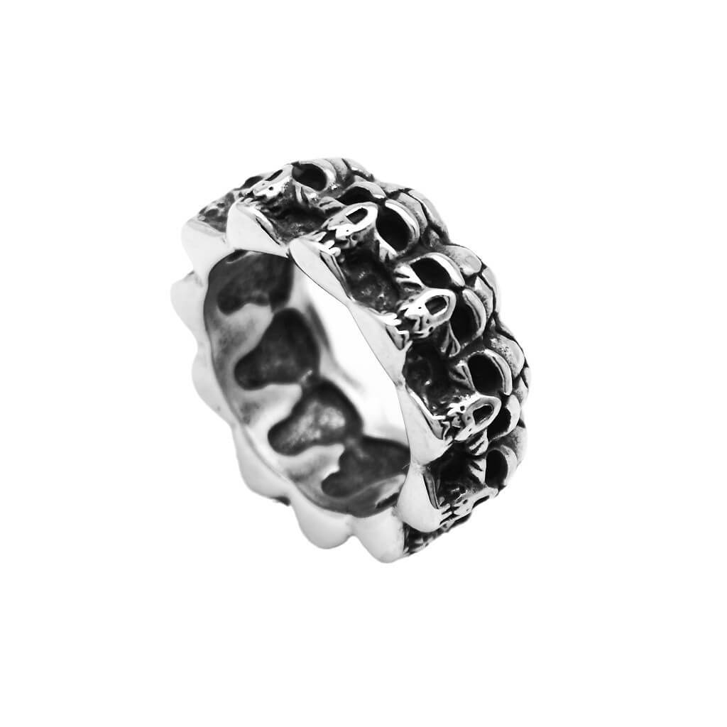 Men's Fashionable And Personalized Skull Titanium Steel Ring