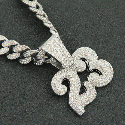 Hip-Hop Number 23 Cuban Chain Pendant Necklace
