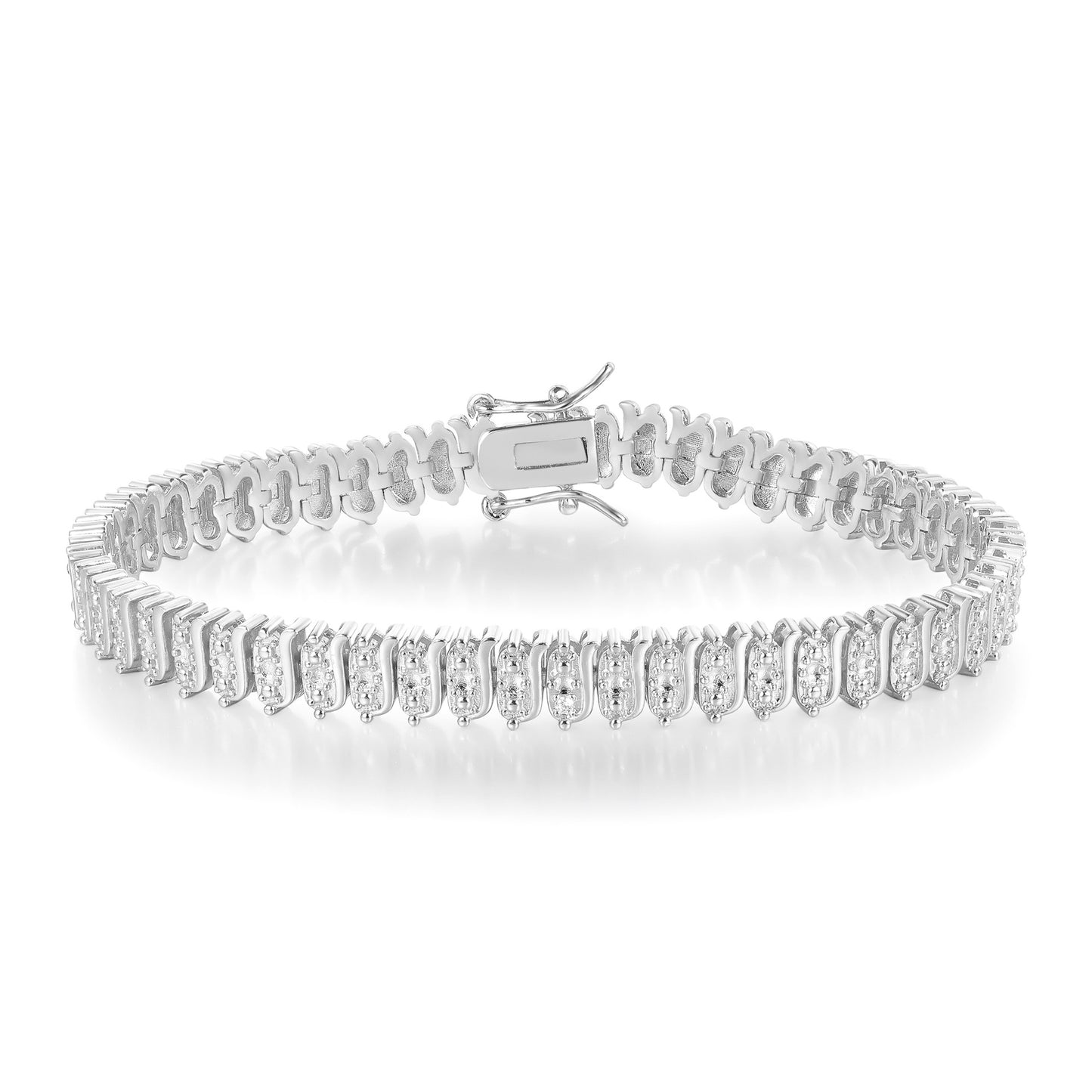 Women&Men's Fashionable 18k Zircon Tennis Bracelet