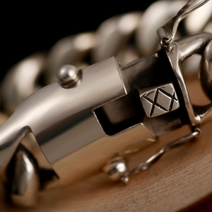 Men's Polished Thick Curb Bracelet
