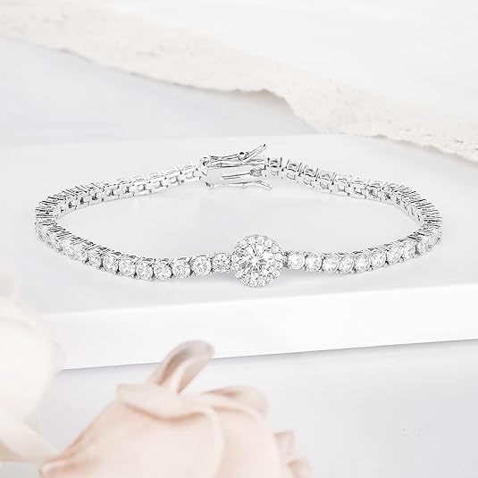 Women&Men's 6mm Cubic Zirconia Tennis Bracelet