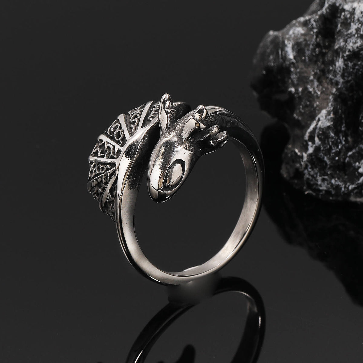 Men's Fashionable And Minimalist Little Dragon Ring