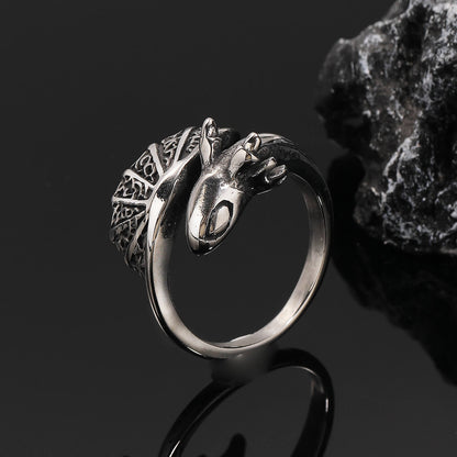 Men's Fashionable And Minimalist Little Dragon Ring