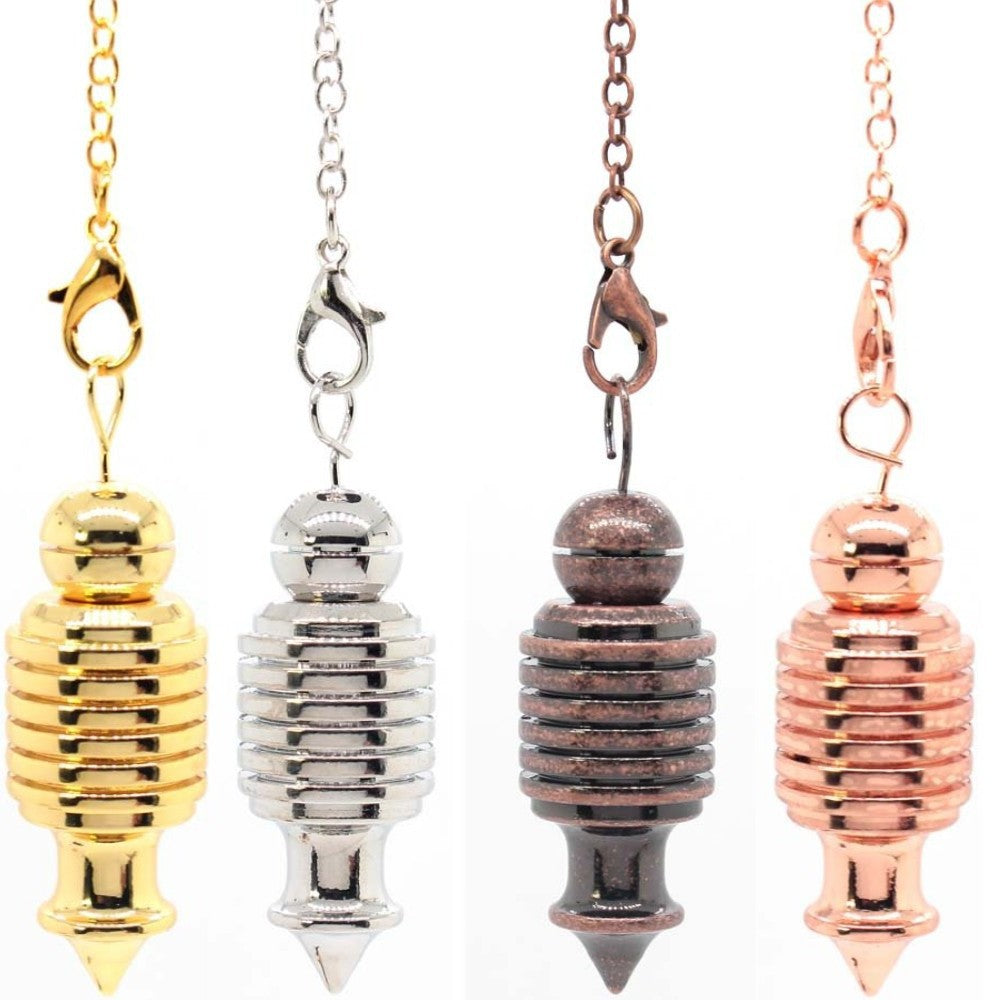 Six-Layer Copper Necklace With A Conical Gravity-Concentrating Pendulum