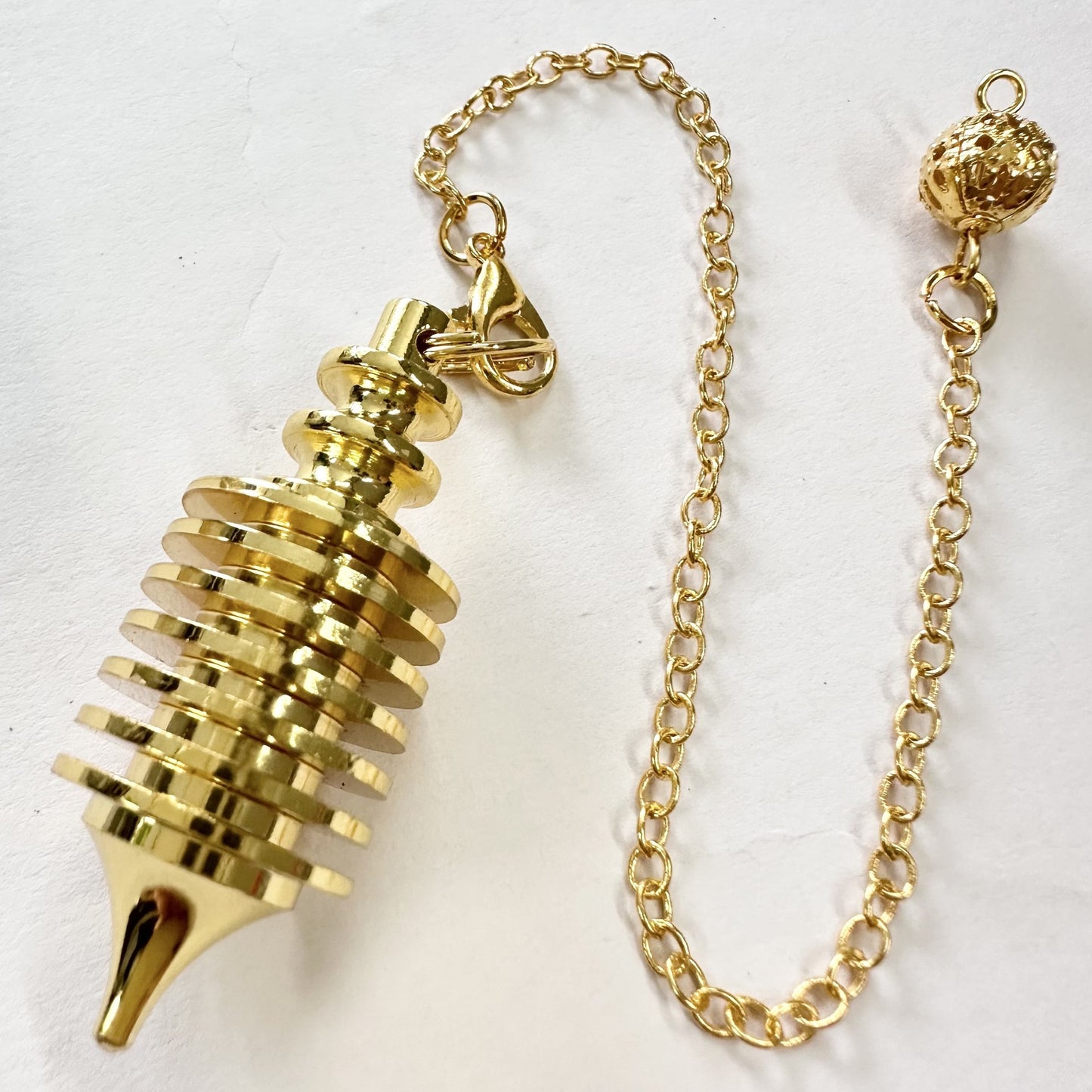 Seven-layer copper conical gyroscope gravity pendulum