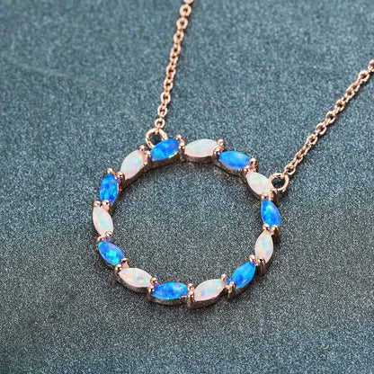 Aubert Circle Pendant Necklace