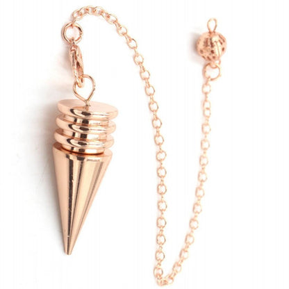 Copper-made four-layer conical tower gravity gyroscope pendulum