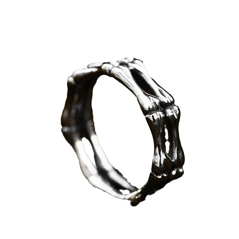 Men's Vintage Skull And Bones Ring