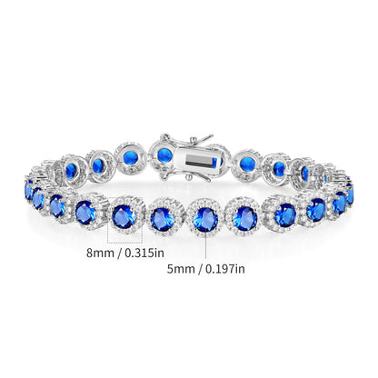 Women&Men's 8mm Tennis Bracelet With Cubic Zirconia