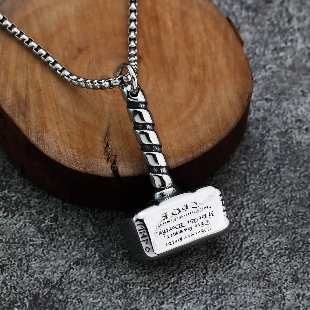 Men's Hammer Pendant Necklace