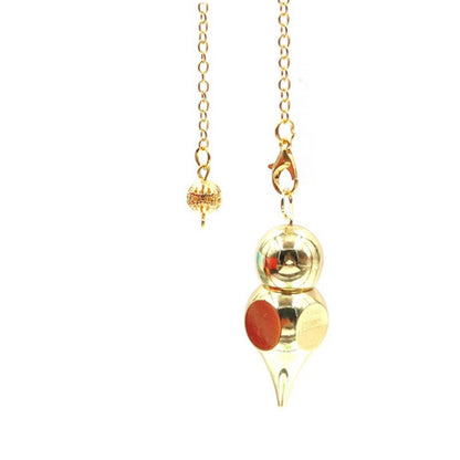 Copper Solid Metal Detachable Gourd-Shaped Pendulum
