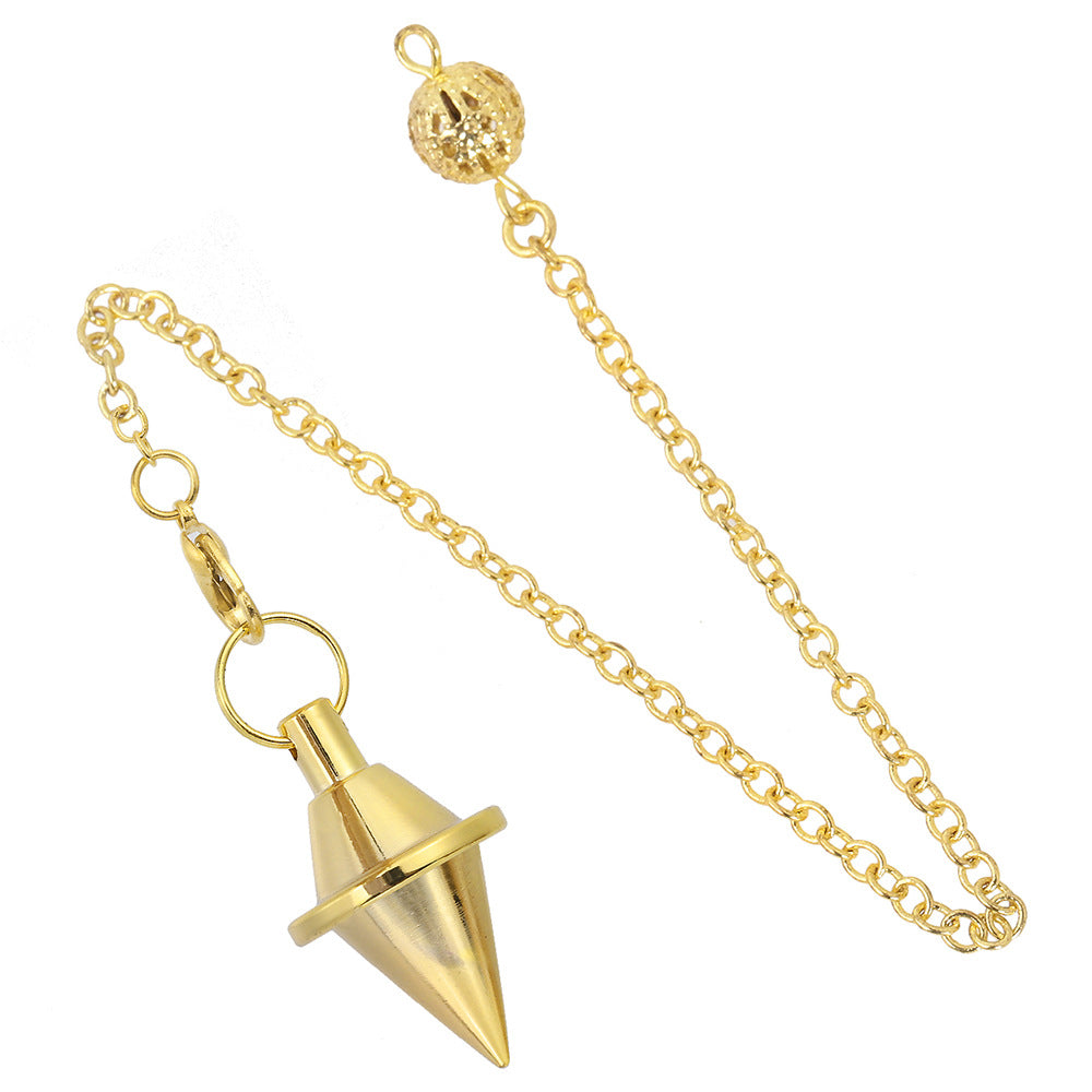 Copper conical gyroscope metal small weight pendulum