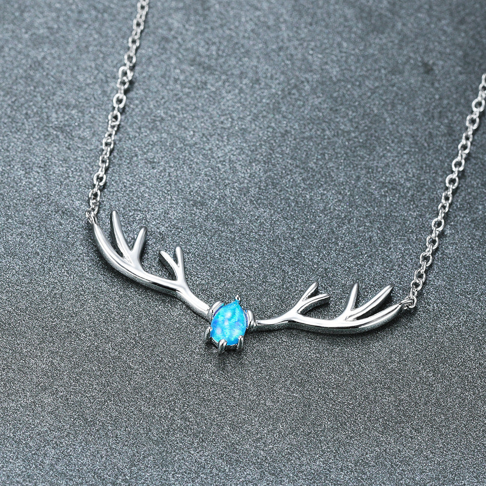 S925 Australian Antelope Necklace