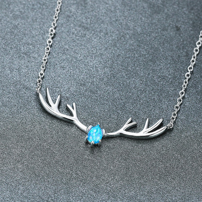 S925 Australian Antelope Necklace