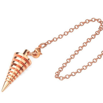 Nine-layer copper conical gyroscope gravity pendulum