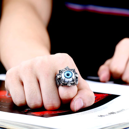 Men's Demon's Eye Personalized Ring