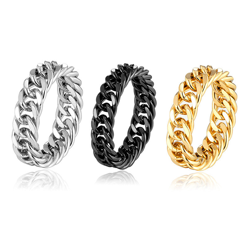 Cuban Link Men's Ring