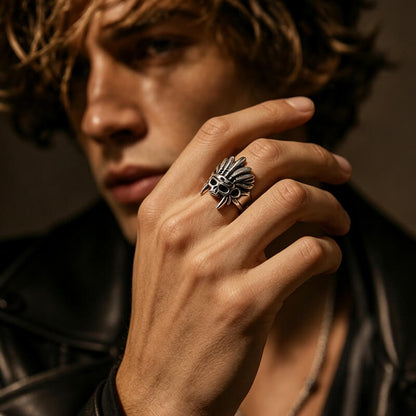 Skull Chief Men's Ring