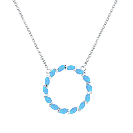 Aubert Circle Pendant Necklace