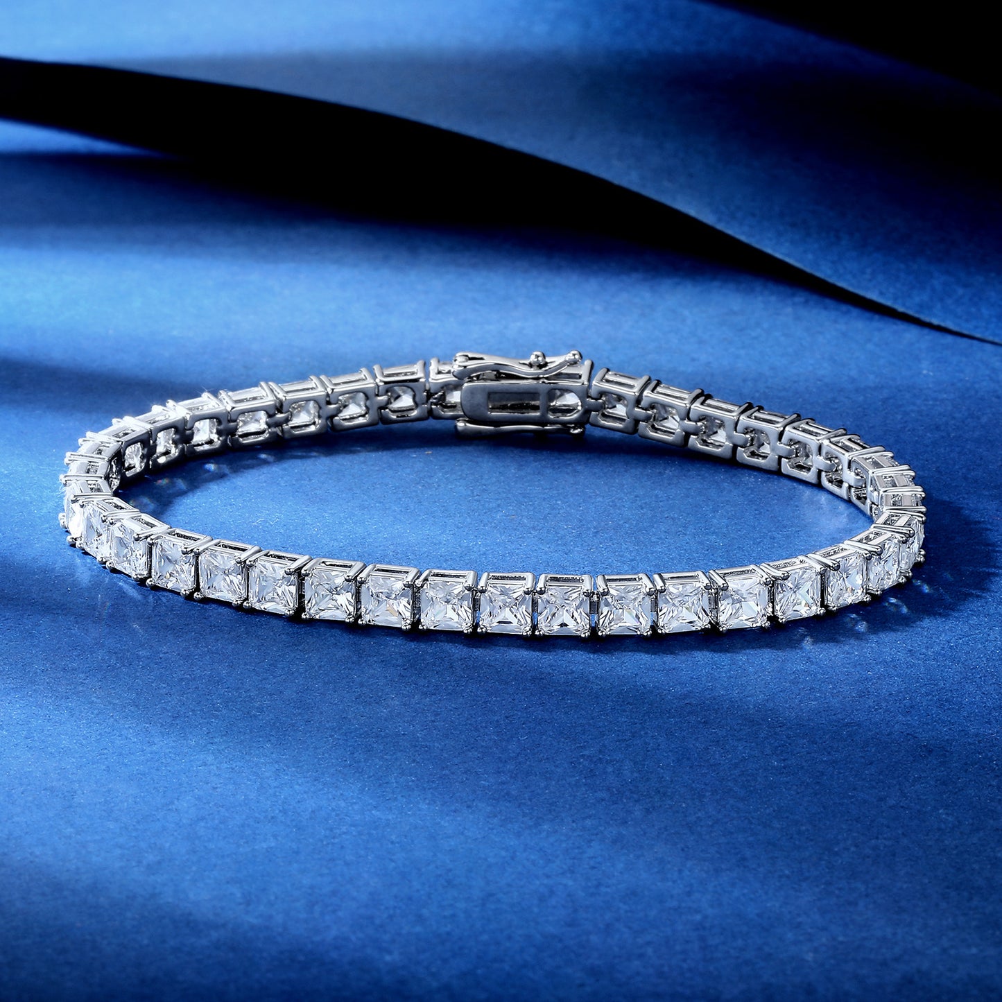 Women&Men's 4mm Zircon Cuban Tennis Bracelet