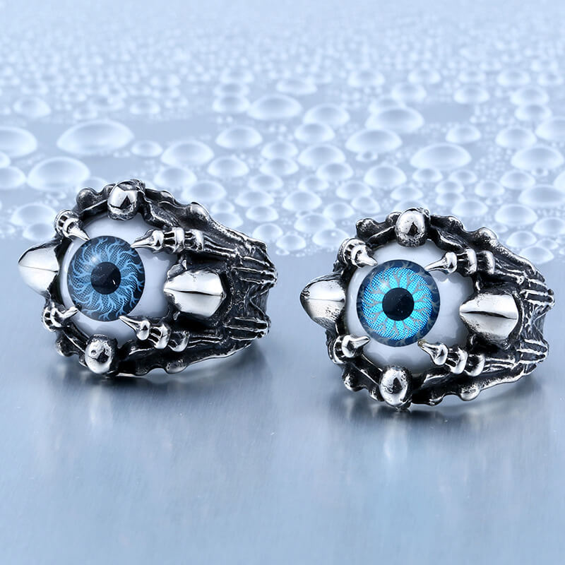 Men's Demon's Eye Personalized Ring