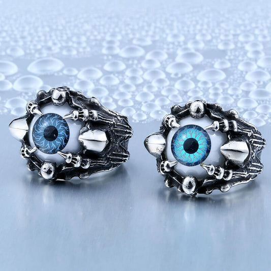 Men's Demon's Eye Personalized Ring