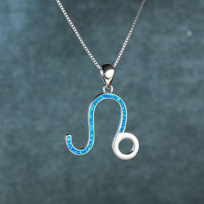 Opal Leo Necklace