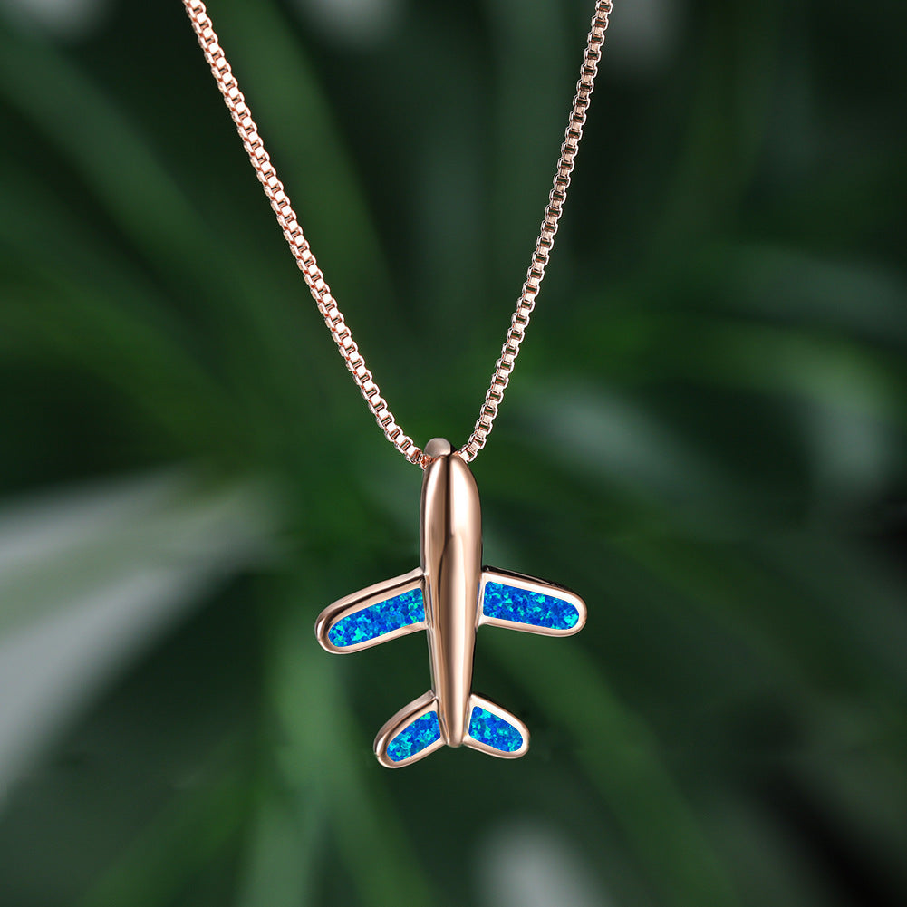 Simple and niche design with unique Australian Airways style necklace