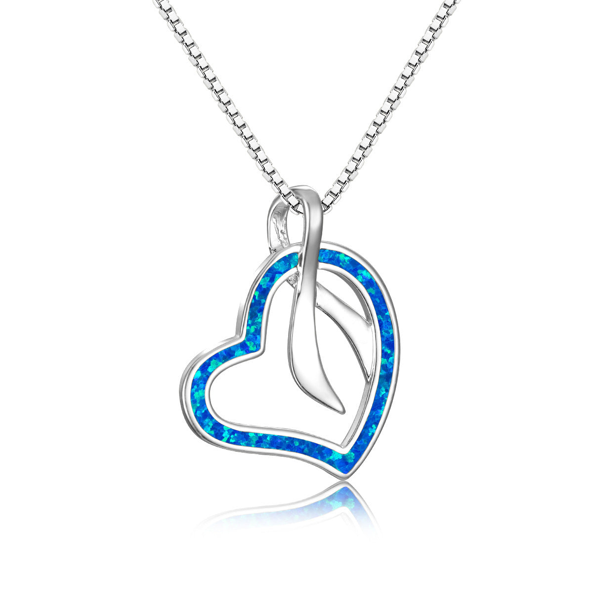 Fashionable blue Australian Babydoll creative pendant necklace