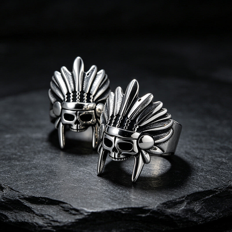 Skull Chief Men's Ring