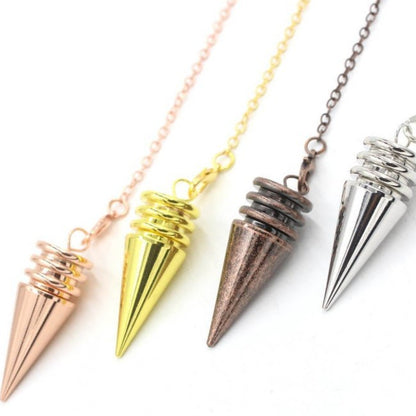 Copper-made four-layer conical tower gravity gyroscope pendulum
