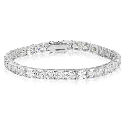 Women&Men's 5mm*5mm Square Zircon Tennis Bracelet