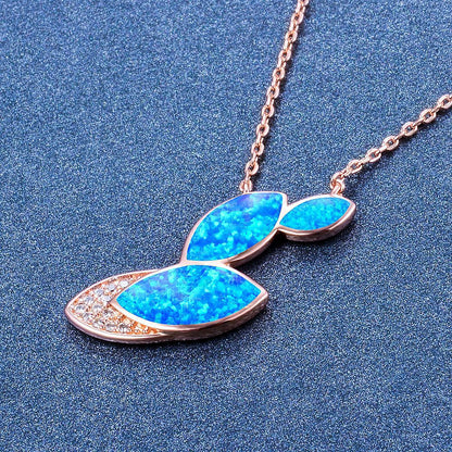 Leaf Opal Necklace