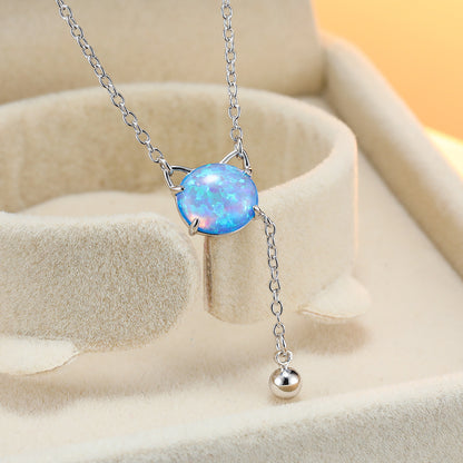Australian Baby Cat Head Necklace
