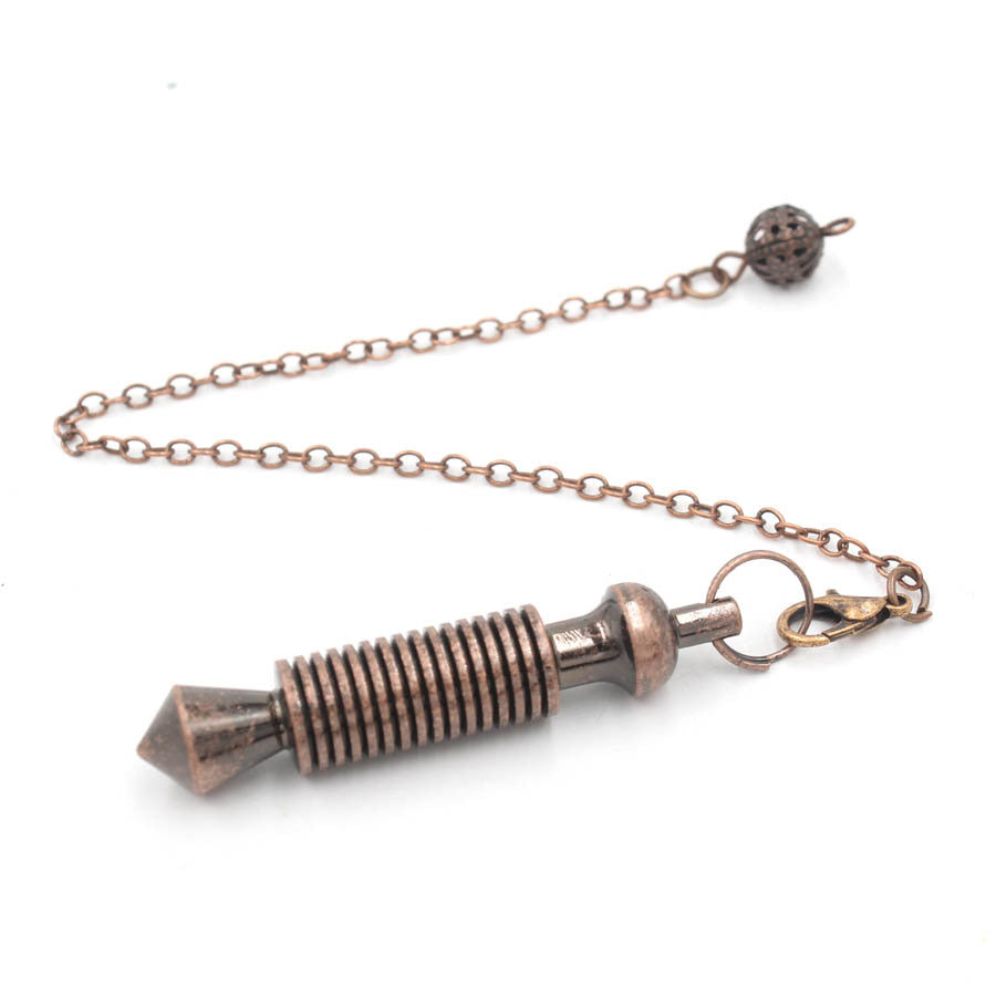 Vintage Metal Multi-Layer Geometric Conical Gravity-Concentrating Pendulum