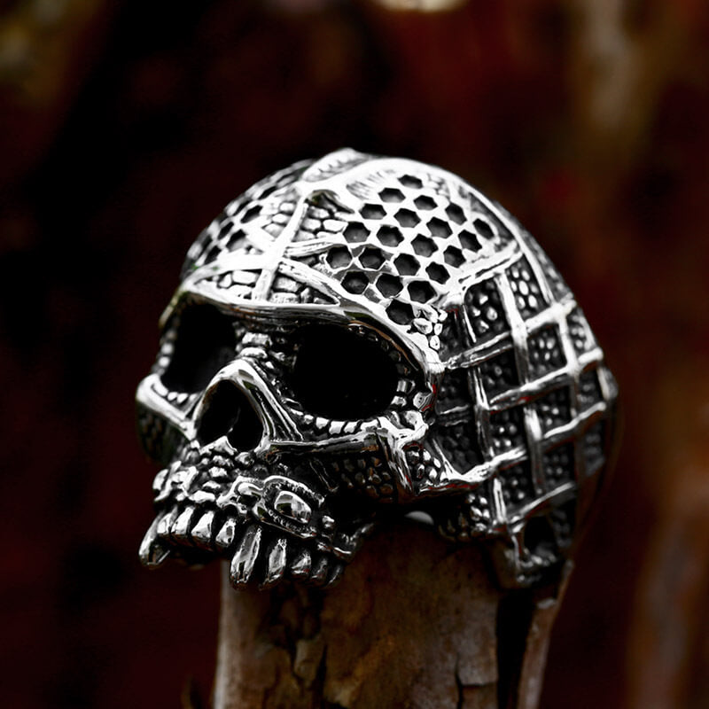 Men's Hipster Punk Stainless Steel Skull Ring