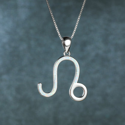 Opal Leo Necklace