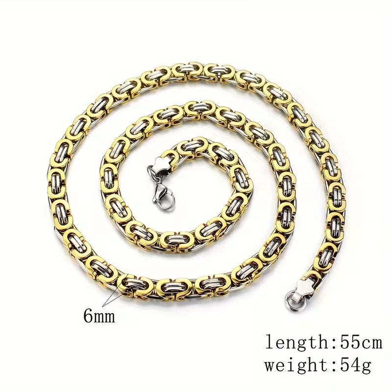 Fashionable Men's Three-Layer Cross Necklace