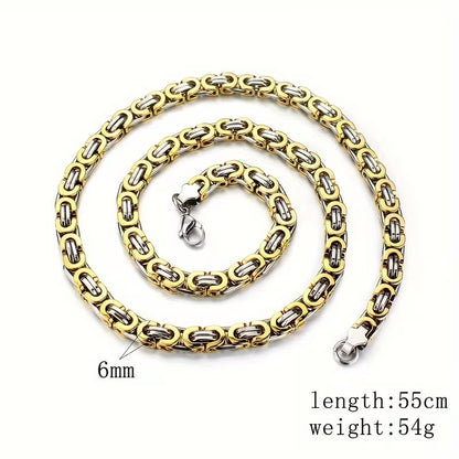 Fashionable Men's Three-Layer Cross Necklace