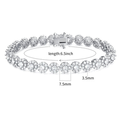 Women&Men's 3.5mm Zircon Cuban Tennis Bracelet