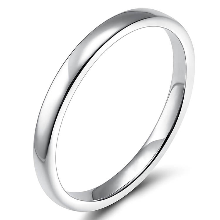2mm 6-Color Minimalist Aperture men's&women's Ring