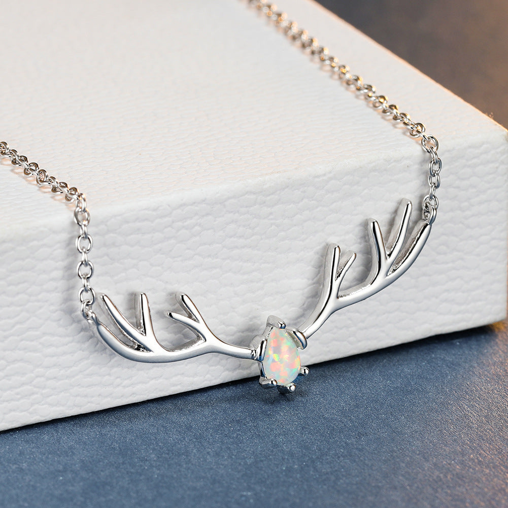 S925 Australian Antelope Necklace