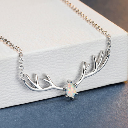 S925 Australian Antelope Necklace