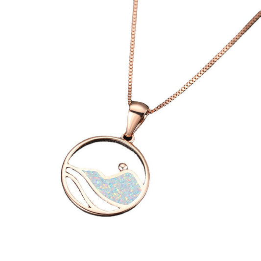 Opal Wave Necklace