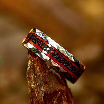 Men's Nordic Minimalist Viking Letter Fashion Stainless Steel Ring