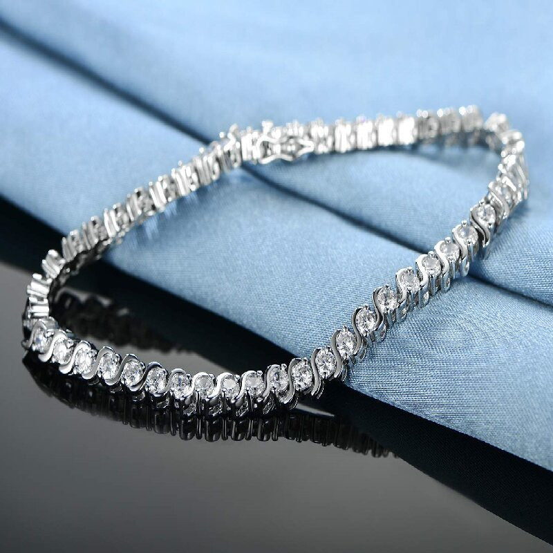 Women&Men's Fashionable 3MM Zircon Tennis Bracelet